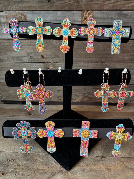 Cross Keychains & Magnets